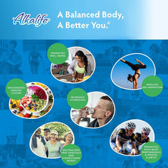 Supplement Facts label of Alkalife pH Booster Drops showing potassium and sodium content