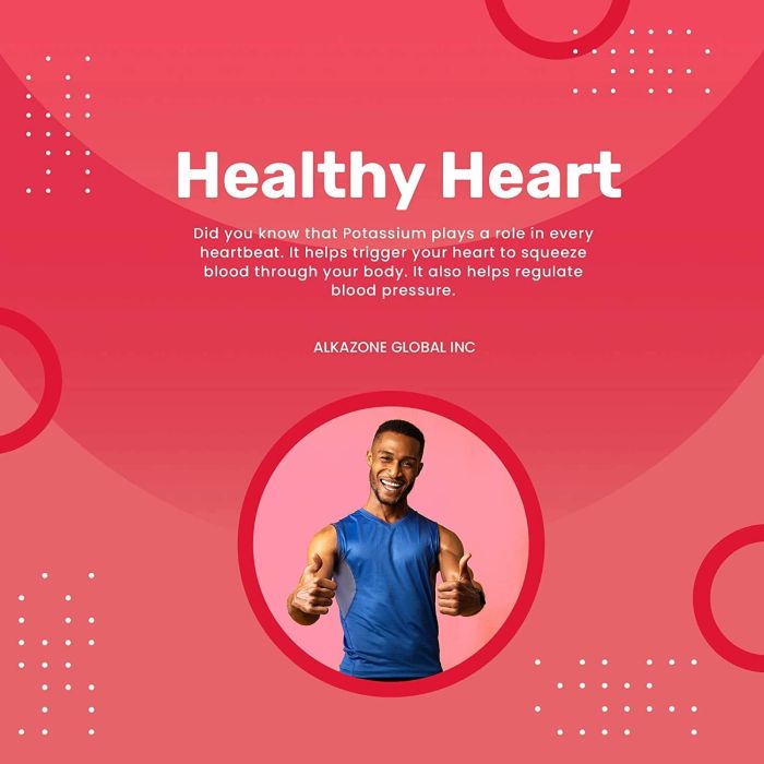 Ingredients panel for Alkazone Liquid Potassium+ Essential Mineral Drops