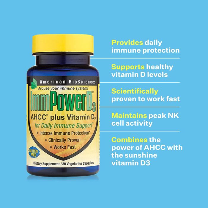 Vegetarian capsule format – ImmPowerD3 immune support formula