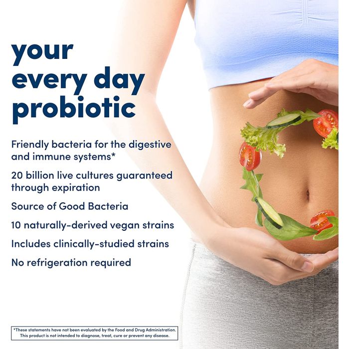 Probiotic capsules in blister pack – 30-day supply