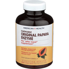 Chewable tablets with papain, protease, and peppermint for digestive relief
