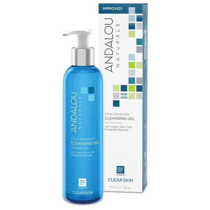 Andalou Naturals Clear Skin Citrus Kombucha Cleansing Gel 6 fl oz