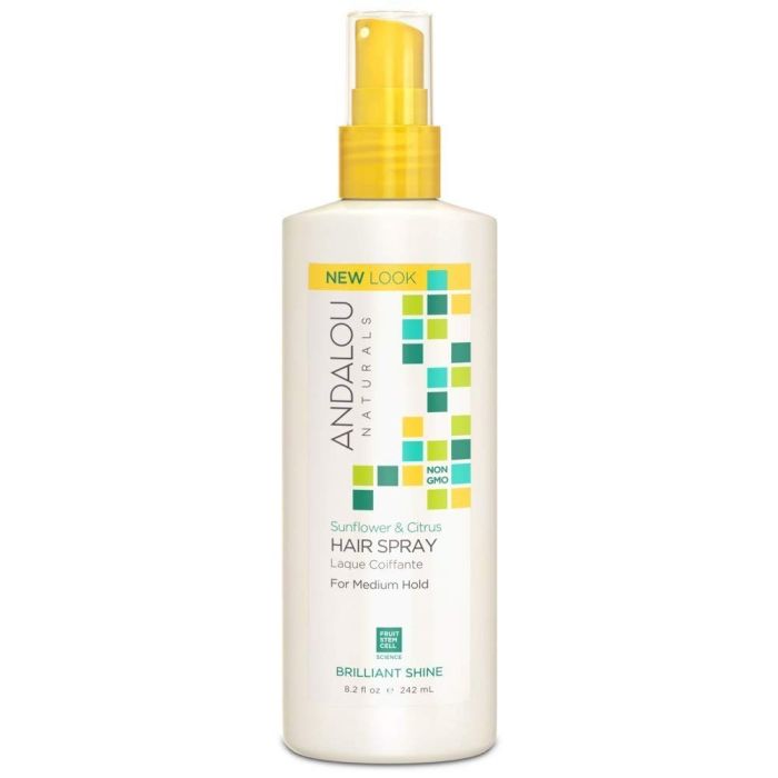 Andalou Naturals Medium Hold Hair Spray Sunflower Citrus 8.2 fl oz