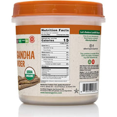 Vegan and gluten-free ashwagandha powder by BareOrganics

