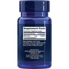 Life Extension Vitamin B12 Methylcobalamin 60 Vegetarian Lozenges