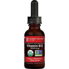 Vitamin B12 1 Oz Organic Vegan Formula Global Healing Energy Boost