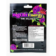 Big Clit Energy Female Enhancement Honey Sachet front packet on white background.