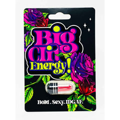 Supplement Facts panel of Big Clit Energy Female Enhancement – 3500 mg formula with Ginseng and Cordyceps.