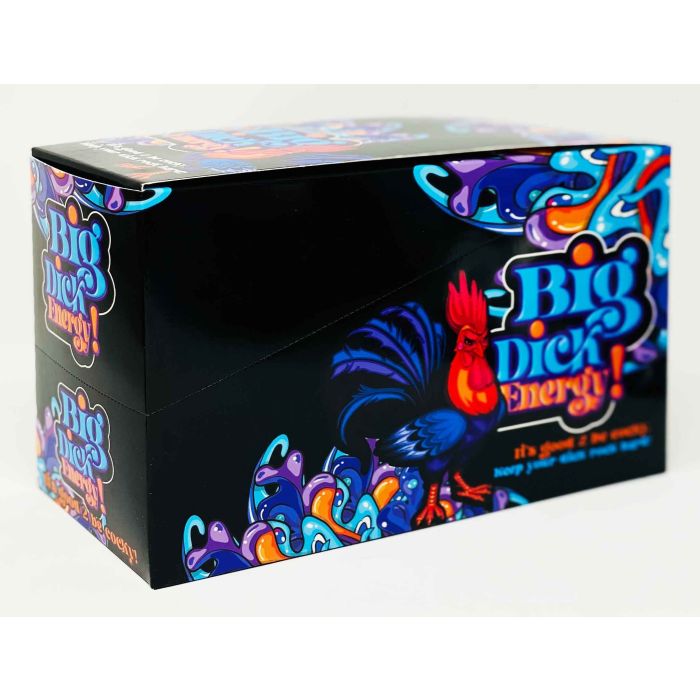 Front label of Big Dick Energy Black Pill – fast acting male enhancement supplement.