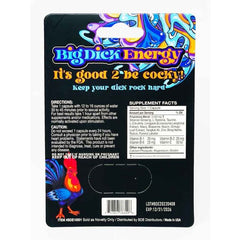 Big Dick Energy Male Enhancement Black Pill bottle – male performance and stamina support.