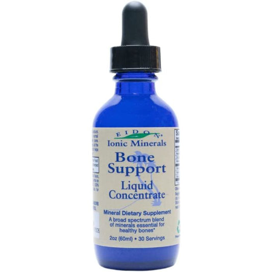 "Easy-to-use dropper bottle of Eidon Bone Support Liquid – 30 servings per container"
