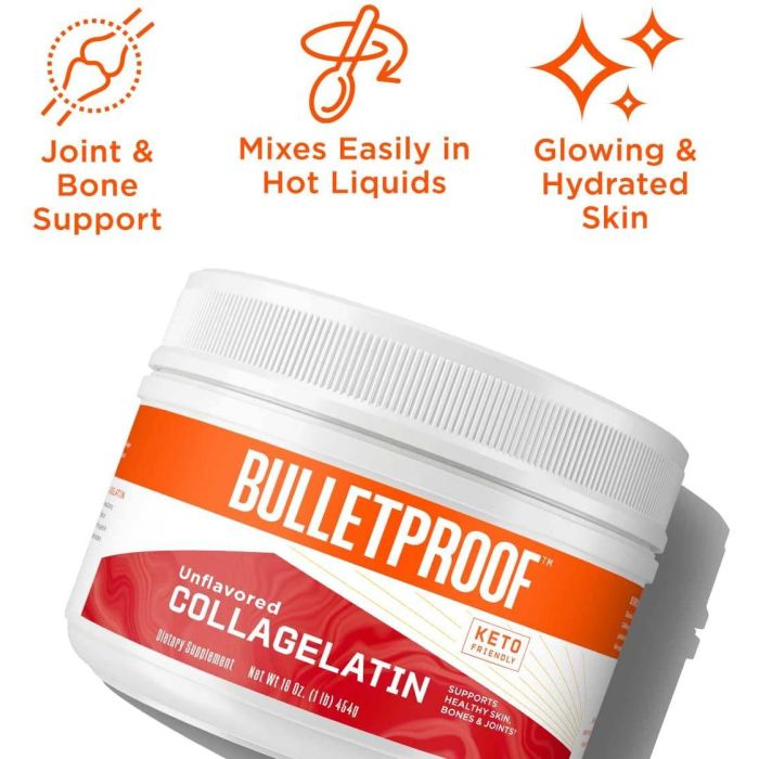 Bulletproof Collagelatin tub with homemade gummy recipe