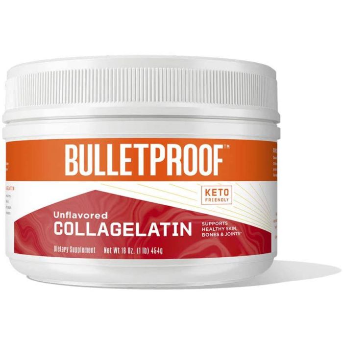 Bulletproof Collagelatin unflavored 16 oz powder – keto‐friendly collagen and gelatin blend