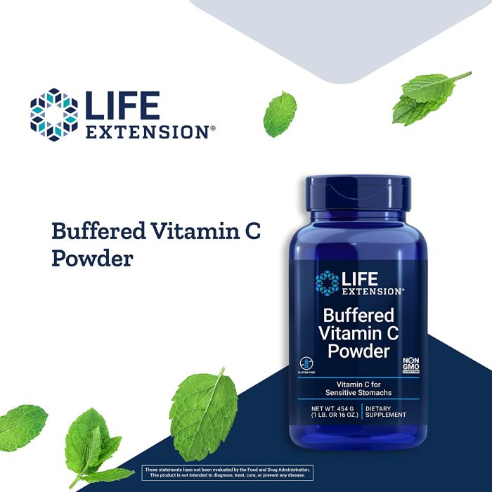 Life Extension Buffered Vitamin C Powder For Sensitive Stomachs