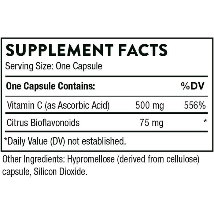 Thorne Vitamin C Natural Flavonoids Dietary Supplement 90 Caps
