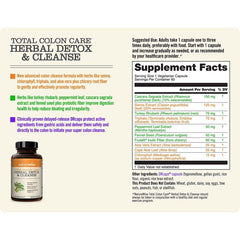 NatureWise Herbal Detox Cleanse Total Colon Care Supplement 60 Caps