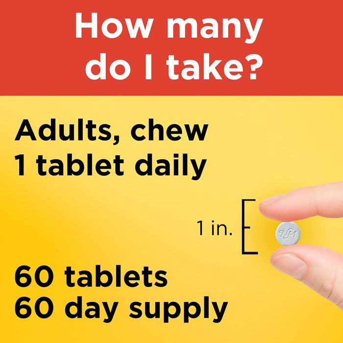 Nature Made Chewable Vitamin C 500mg Tablets Antioxidant Support