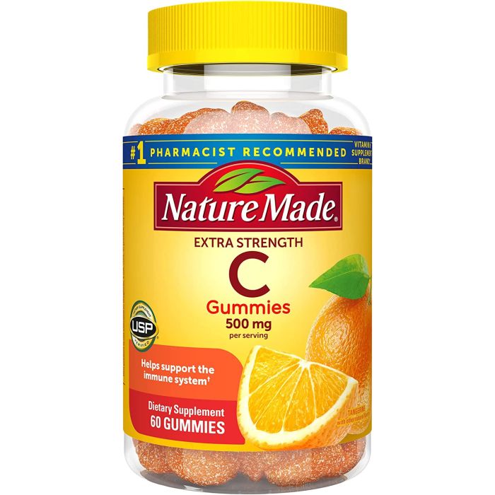 Nature Made Vitamin C Extra Strength 500mg 60 Gummies