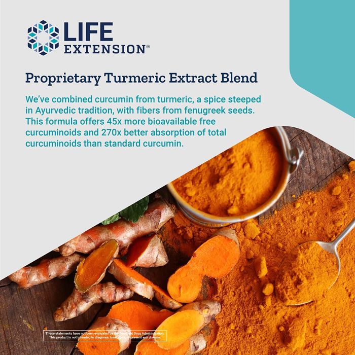 Life Extension Advanced Curcumin Elite Turmeric Ginger Turmerones 30SG