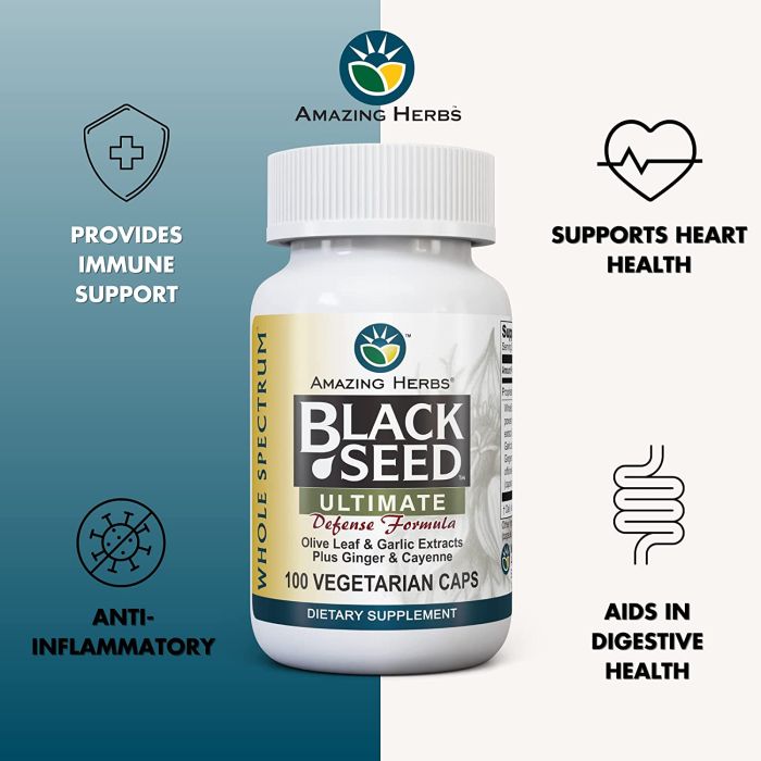 "Whole Spectrum Black Cumin Seed – 100 veggie capsules, vegan and gluten-free"