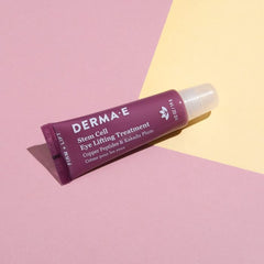 "Vegan eye cream for crow’s feet, puffiness, and fine lines – Derma E 0.5 oz bottle"