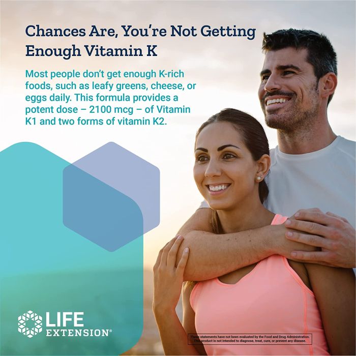 Life Extension Vitamins D and K Sea-Iodine 60 Caps Arterial Health