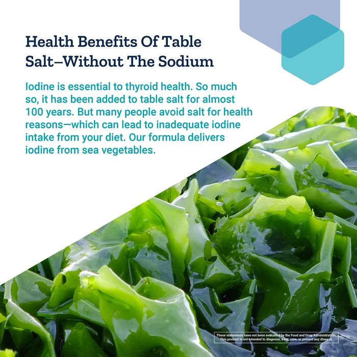 Life Extension Vitamins D and K Sea-Iodine 60 Caps Arterial Health