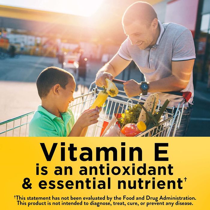 Nature Made Vitamin E 400 IU 180mg Dl Alpha Softgels Antioxidant