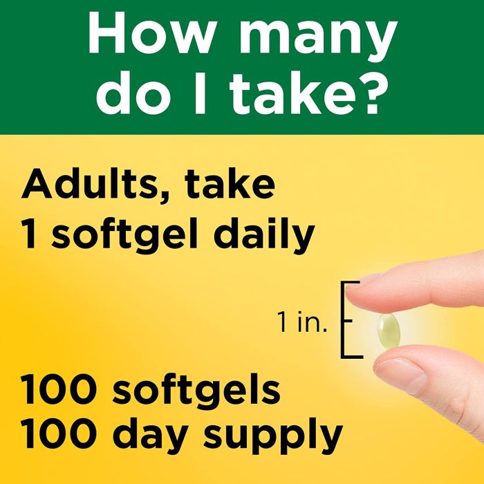 Nature Made Vitamin E 400 IU 180mg Dl Alpha Softgels Antioxidant