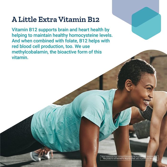 Life Extension BioActive Folate Vitamin B12 90 Vegetarian Caps