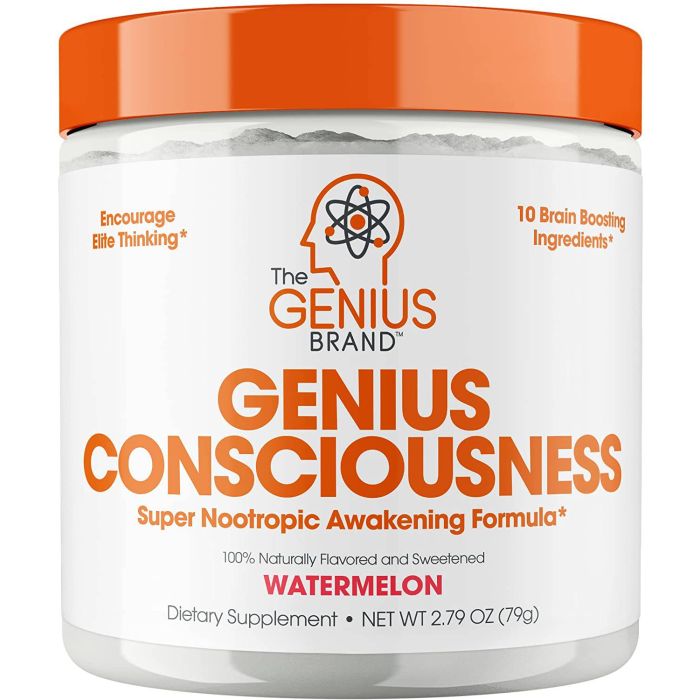 Genius Consciousness Nootropic Powder – Enhance brain power, mental clarity, and focus, 30 servings