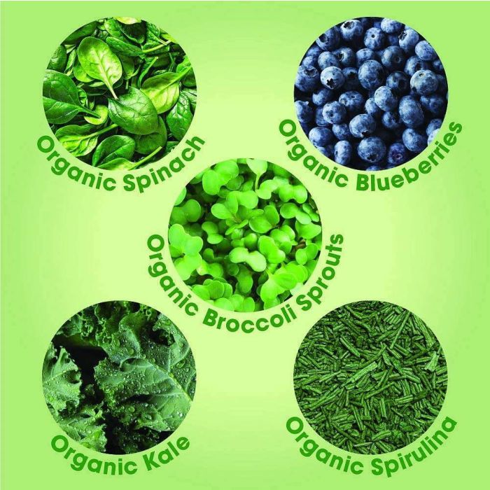 Vegan Genius Greens supplement for digestion and immunity support