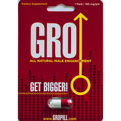 Gro Get Bigger All Natural Enhancement Pill

