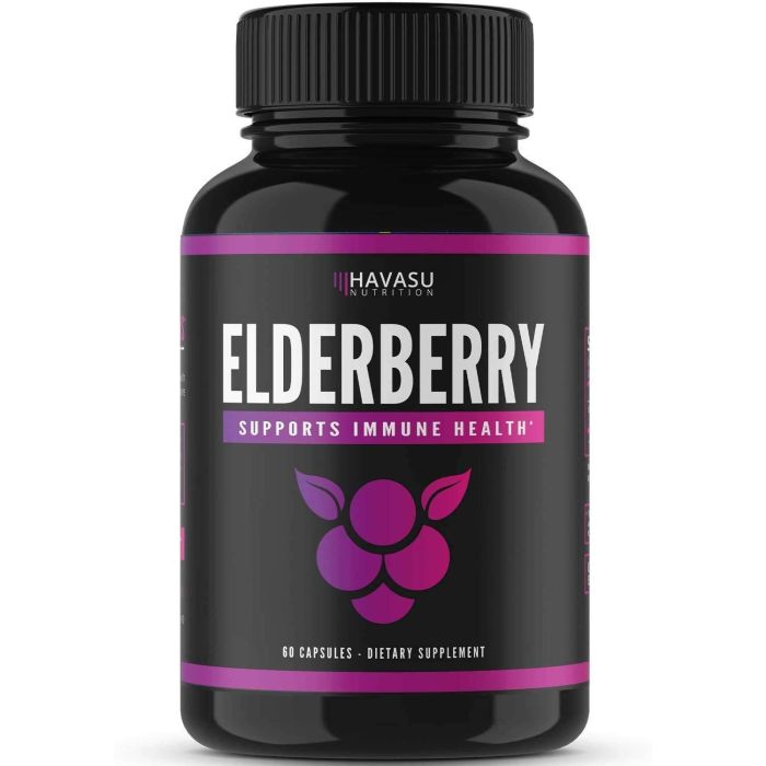Havasu Immune Health Support Elderberry bottle – 60 taste-free capsules for daily immune defense