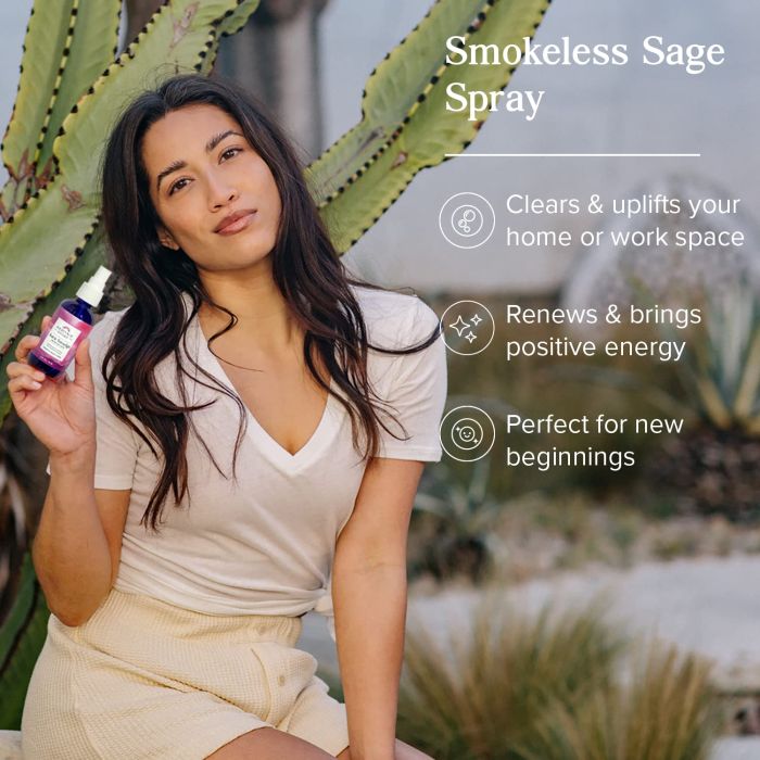 White Sage aura spray – energy-clearing room mist in 4 oz bottle