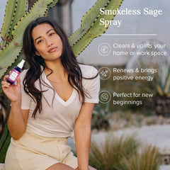 White Sage aura spray – energy-clearing room mist in 4 oz bottle