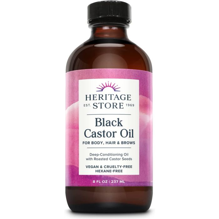 Moisturizing hair treatment for dry or curly hair – castor oil formula