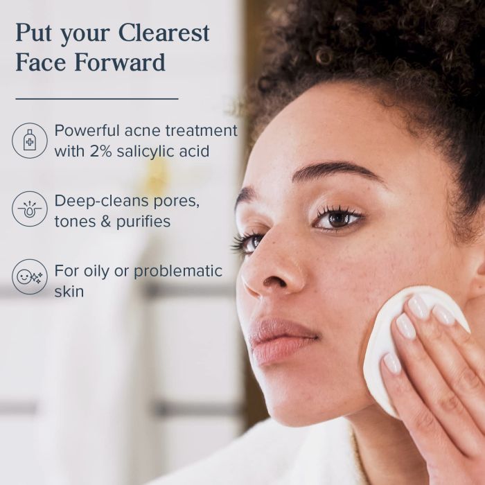 Heritage Store Blemish Toner bottle 4 oz – vegan acne treatment for clearer skin