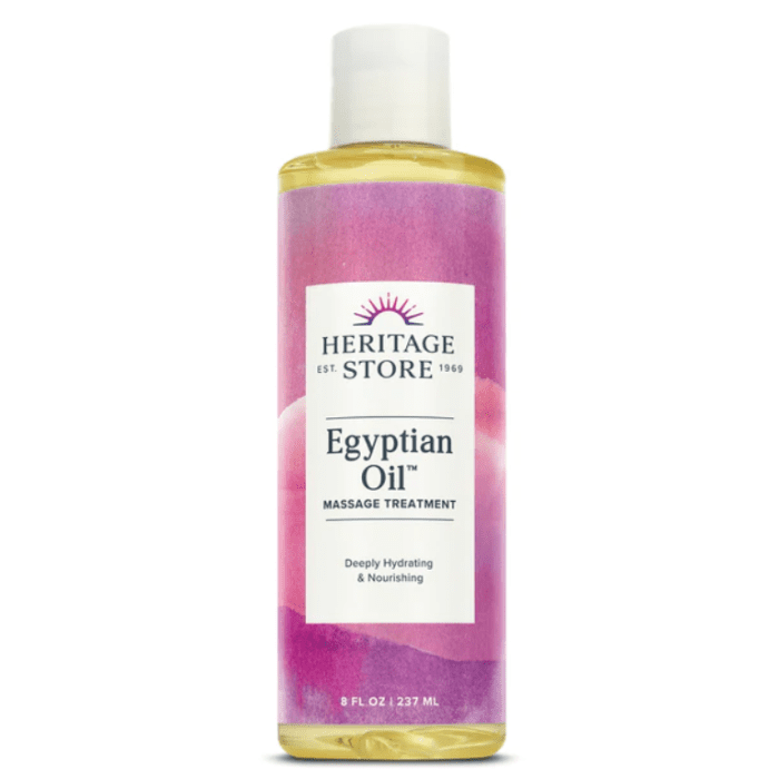 Heritage Store Egyptian Oil Massage Treatment Nourishing 8 Oz