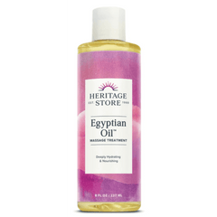 Heritage Store Egyptian Oil Massage Treatment Nourishing 8 Oz