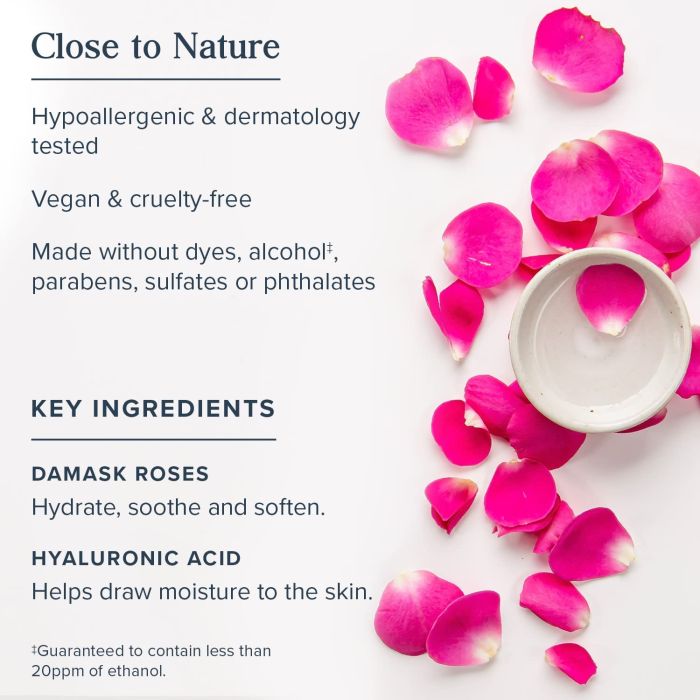 Heritage Store Rosewater Toner 4 oz bottle – hydrating alcohol-free facial mist