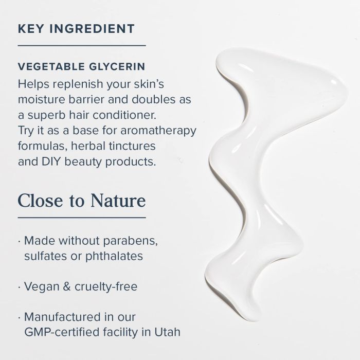 Moisturizing serum with glycerin and aloe vera for dry and sensitive skin