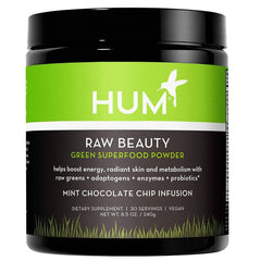 Close-up of Berry flavor HUM Raw Beauty – superfoods for skin and digestion
