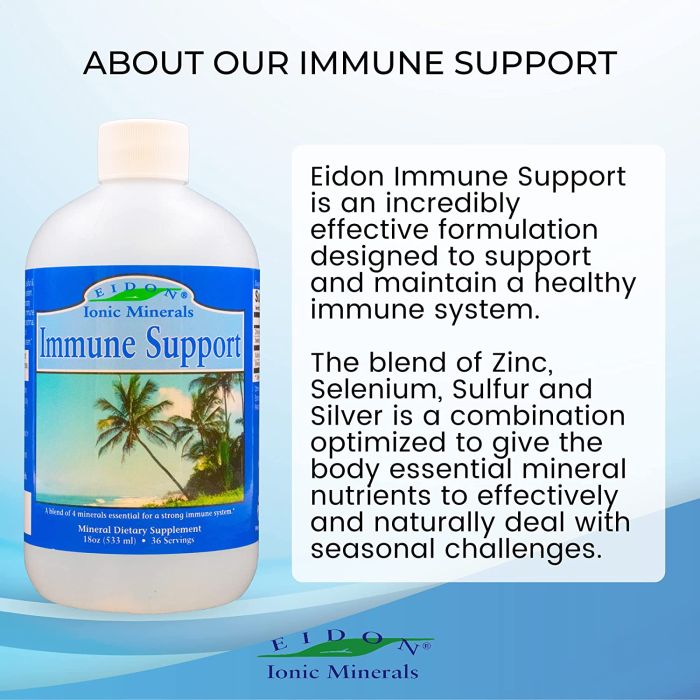 Liquid zinc, selenium, sulfur, and silver immune support supplement – 18 oz