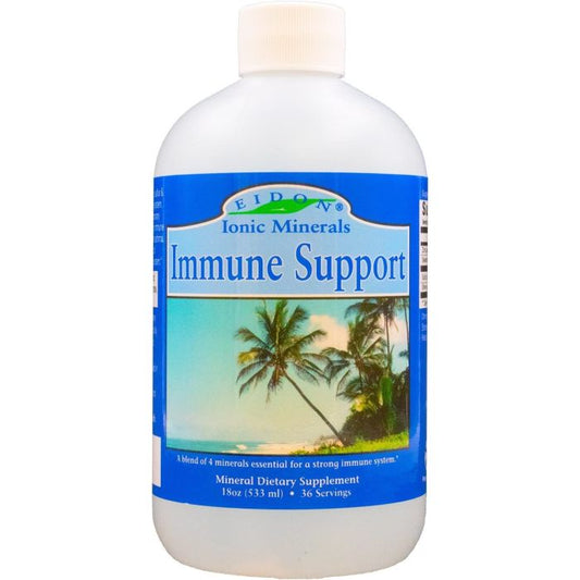 Eidon Ionic Minerals 18 oz immune supplement, non-GMO, GMP certified, no preservatives