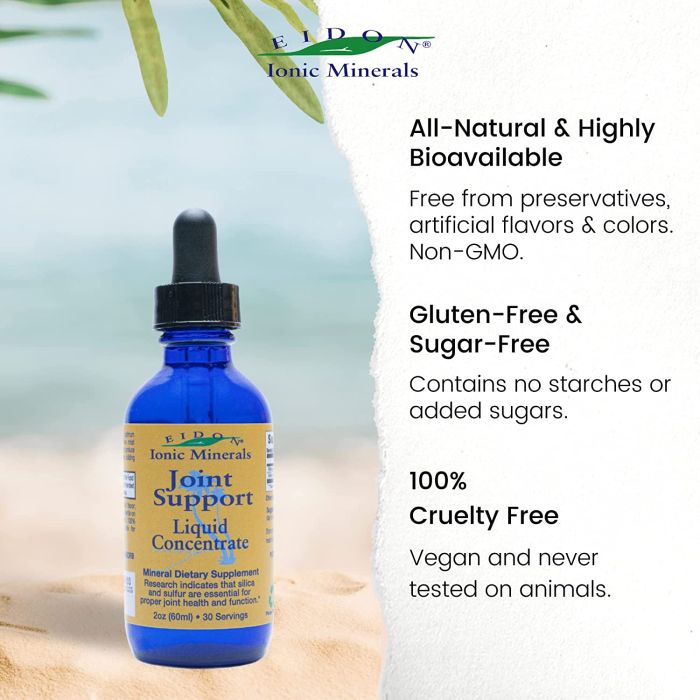 Vegan gluten-free joint support formula, Eidon Ionic Minerals, 2 oz