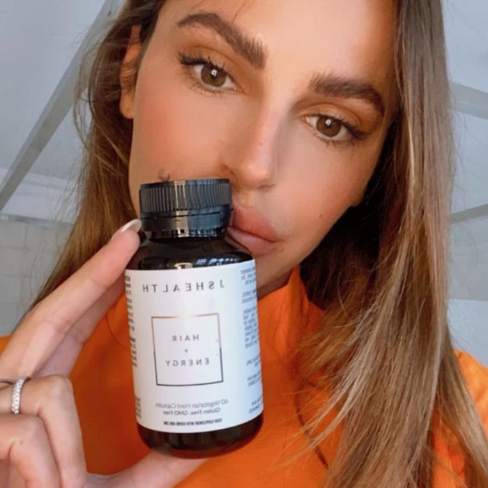 "Biotin-rich JSHealth Hair + Energy Supplement – supports thicker hair and better energy"
