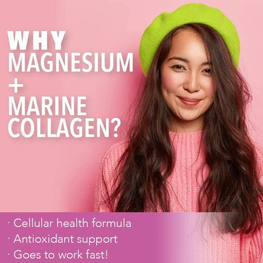 Pomegranate flavored magnesium citrate drink mix – beauty and muscle support, 70 servings