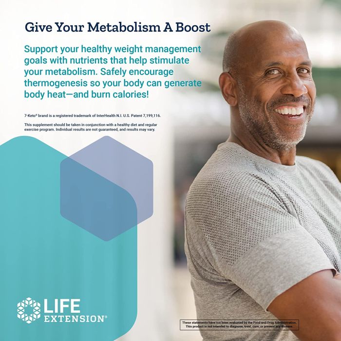"Life Extension DHEA Complete – Helps manage weight and boost metabolism, 60 capsules"
