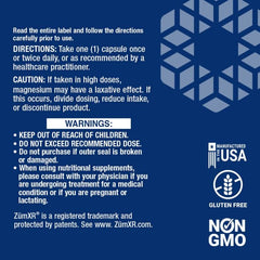 Capsules displayed beside bottle – clean label, non-GMO, gluten-free formula